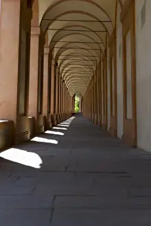 Bologna Italy Architecture Drucke: Archway