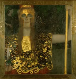 Gustav Klimt Drucke: Pallas Athene
