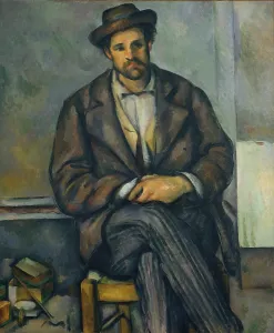 Drucke von Sitzender Bauer, circa 1892-96. Künstler Paul Cézanne. (Bild von Heritage Art/Heritage Images via Getty Images) Paul Cezanne Drucke: Sitzender Bauer