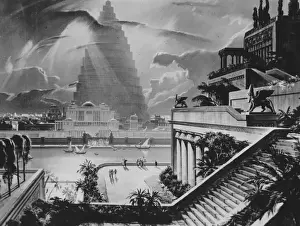 Babylonian Architecture Drucke: Babylon Gardens