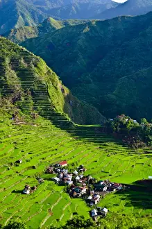 UNESCO World Heritage Site Philippines Drucke: Batad Rice Terraces