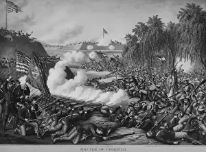 Civil War Battle Scenes Drucke: Battle of Corinth