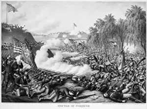Civil War Illustrations Drucke: Battle of Corinth