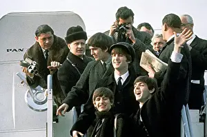 John Lennon Paul McCartney George Harrison Ringo Starr Drucke: The Beatles Are Coming