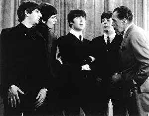 John Lennon George Harrison Paul McCartney Ringo Starr Drucke: Beatles On The Ed Sullivan Show