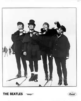 John Lennon George Harrison Paul McCartney Ringo Starr Drucke: Beatles Filming Help!