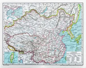 Chinas Karte