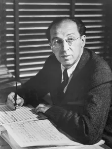 Aaron Copland Komponiert im Studio