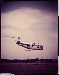 US-Army XV-3 Convertiplane Hovering