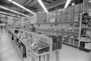 Atari-Display mit anderen Spielgeräten