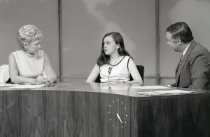 Women In Politics Drucke: Bernadette Devlin on Today Show Set