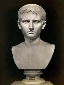 Roman Emperor Bust Drucke: Bust of Augustus Caesar