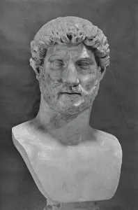 Ancient Roman Leaders Drucke: Bust of Hadrian