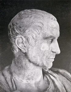 Ancient Rome Sculptures Drucke: Bust of Julius Caesar
