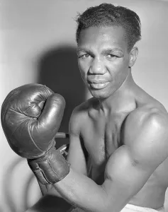 Boxing Portraits Drucke: Chalky Wright is Dynamite