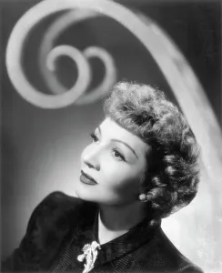Actress Portrait Drucke: Claudette Colbert