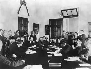 Historical Military Figures Drucke: Colonel Billy Mitchell Testifying