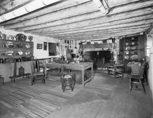 New York State History Drucke: Colonial Kitchen