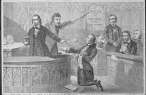 Civil War Era Artwork Drucke: No Communion with Slaveholders
