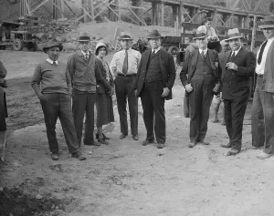 Civil Engineering History Drucke: Company Officials at Boulder Dam