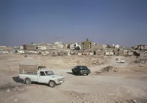 Saudi Arabia Architecture Drucke: Construction Site, Riyadh