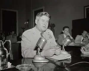 Historic Washington DC Images Drucke: Curtis E. LeMay Testifying