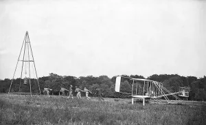 Historical Flight Photos Drucke: Demonstration of Wright Plane