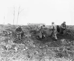 Digging In" = "In den Boden graben