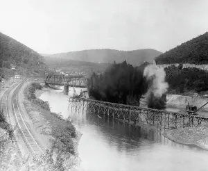American Engineering History Drucke: Dynamite Blast