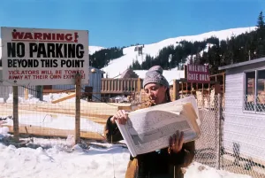 Women In Mining Industry Drucke: Engineer Janet Bennema Perusing Construction Plans