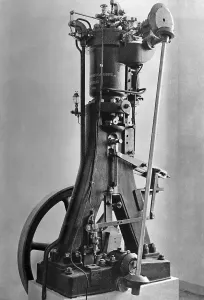 Industrial Revolution Images Drucke: First Diesel Engine