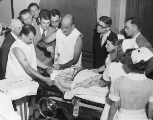Operating Room Equipment Drucke: Freeman Performs Lobotomy