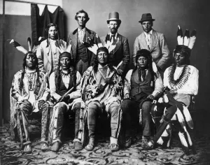 Indische Delegation in Washington