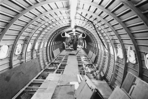Concorde Prototype Drucke: Interior View of Concorde Prototype