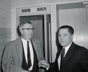 Prominent Persons Drucke: James Hoffa with Einer Mohn