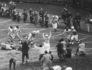 Johnny Unitas erzielt einen Touchdown