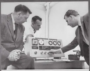 Food Preservation Methods Drucke: Men Checking a Control Panel