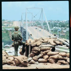 Civil Engineering History Drucke: Paratrooper Guarding over Duarte Bridge