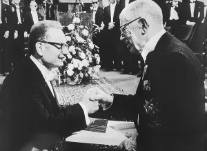 Bilder aus dem Jahr 1970: Paul Samuelson erhält den Nobelpreis