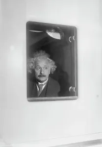 Albert Einstein an Bord eines Ozeanliners