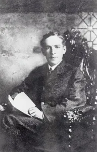 Porträt von Upton Sinclair