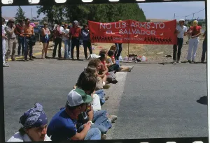 Demonstranten blockieren Autobahn