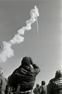 Raumschiff Challenger explodiert