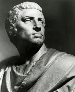 Ancient Rome Politics Drucke: Statue Bust Of Marcus Junius Brutus