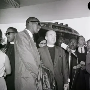 Civil Rights Activists Drucke: Testing Of Bus Desegregation