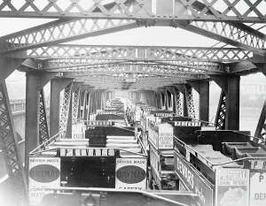 London Transportation History Drucke: Testing Method for Waterloo Bridge