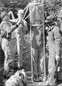 Mining Industry History Drucke: Testing Rescue Capsule