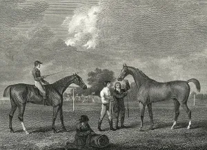 Vintage Horse Racing Drucke: Thoroughbreds Eclipse & Shakespear