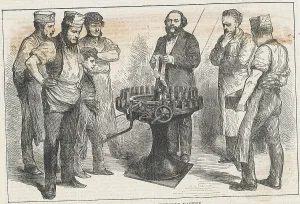 Industrial Machinery Art Drucke: Typesetting Machine Used in Printing Process