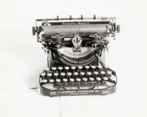 Vintage Typewriter Drucke: Typewriter